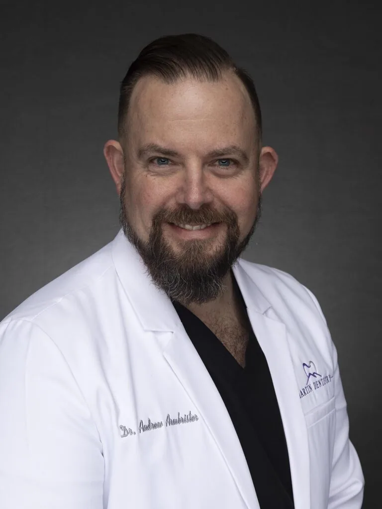 dr andrew armbrister, dentist at martin dentistry