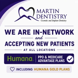 announcement accepting new dental patients in Tennessee at martin dentistry
